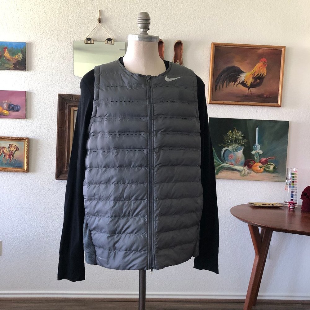 NIKE AEROLOFT Men's Golf Vest Puffer Zip Up Laser - Picture 6 of 13